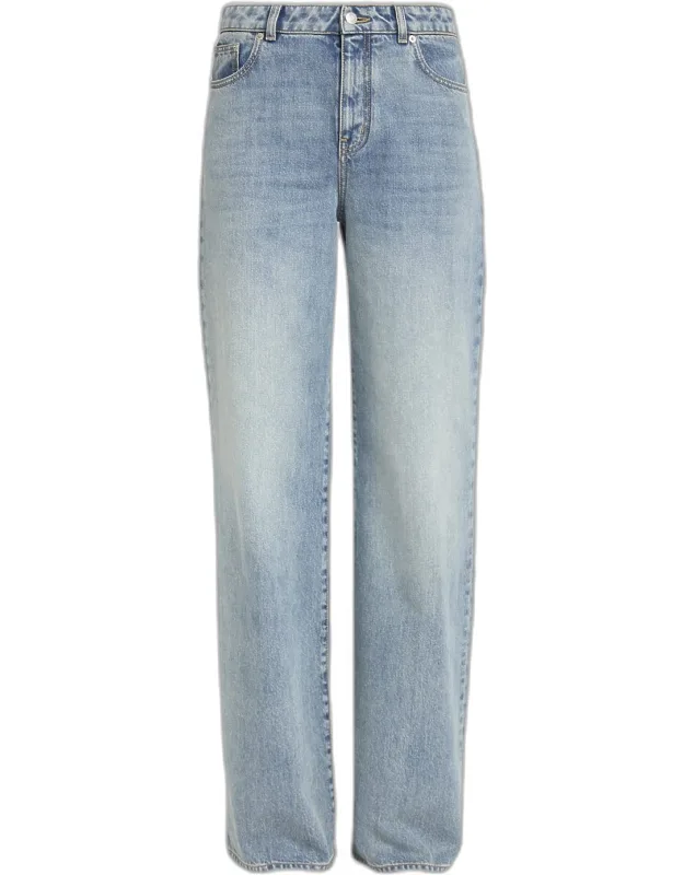 Relaxed-leg Denim Trousers