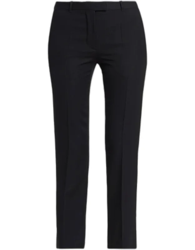 Mid-rise Wool Slim-leg Ankle Trousers