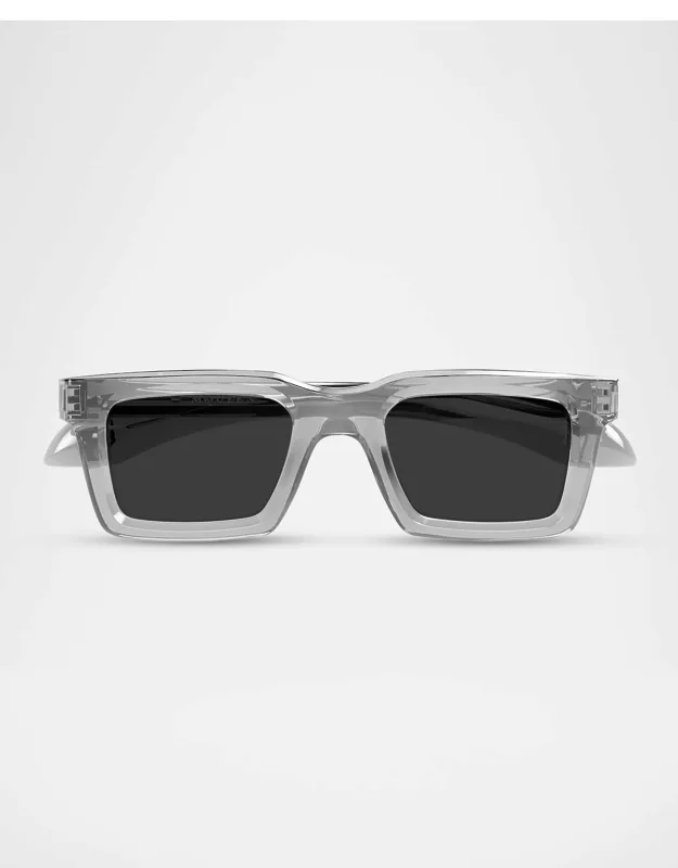 50mm Skull Rectangular Acetate Sunglasses