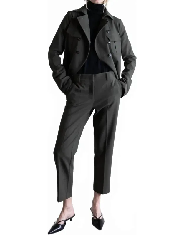 Tailored Straight Pants