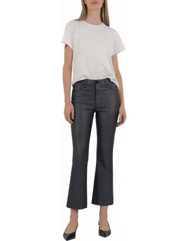 High Rise Ankle Flare Jeans