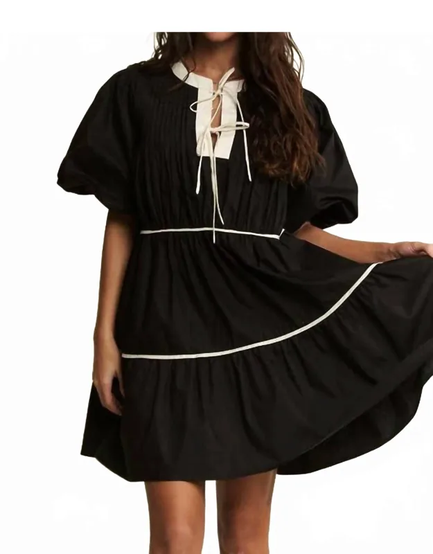 Tiered Mini Dress