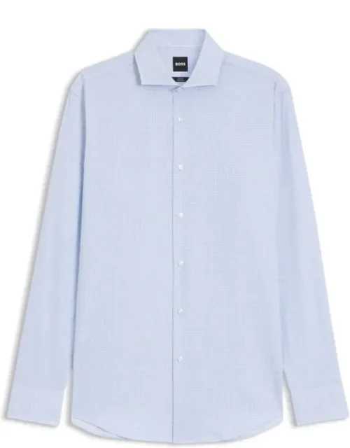 Easy-iron Slim-fit Shirt In Cotton Twill With Easy-iron Finishing And A Clean Fit
