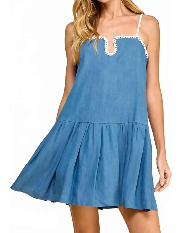 Spaghetti Strap Mini Dress