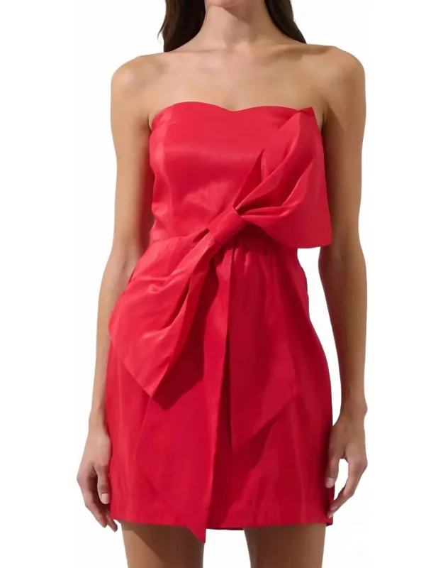 Bow Mini Dress