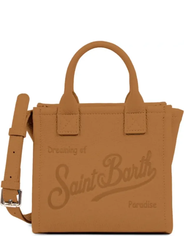 Rectangular Structured Handbag With Embossed Detail