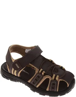 Sandal With Laces And Velcro® Closure