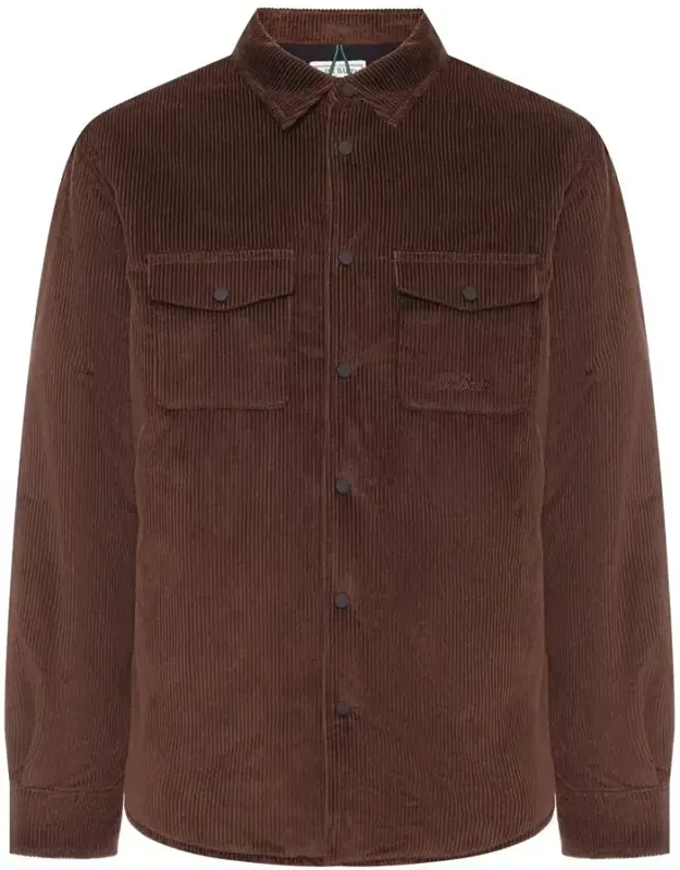 Tailored Long-sleeve Button-up Shirt With Flap Pockets