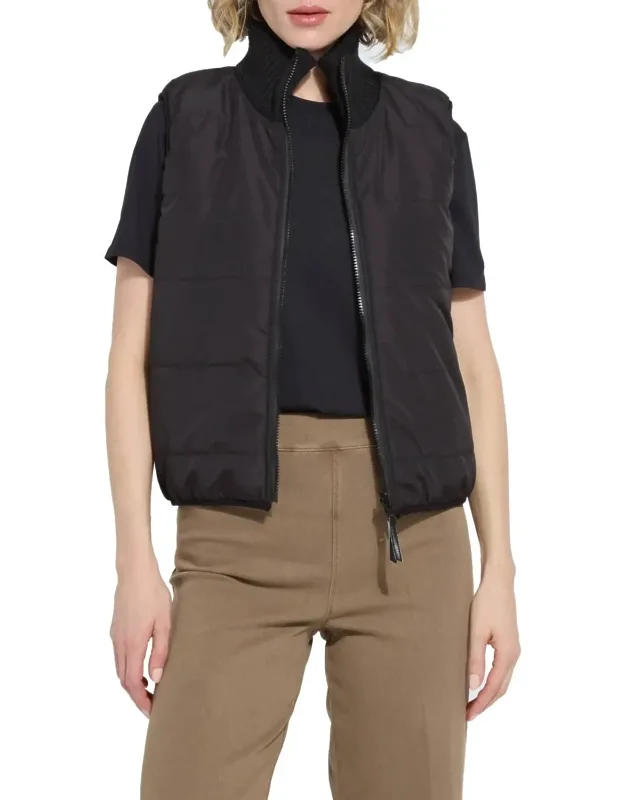 Reversible Puffer Sweater Vest