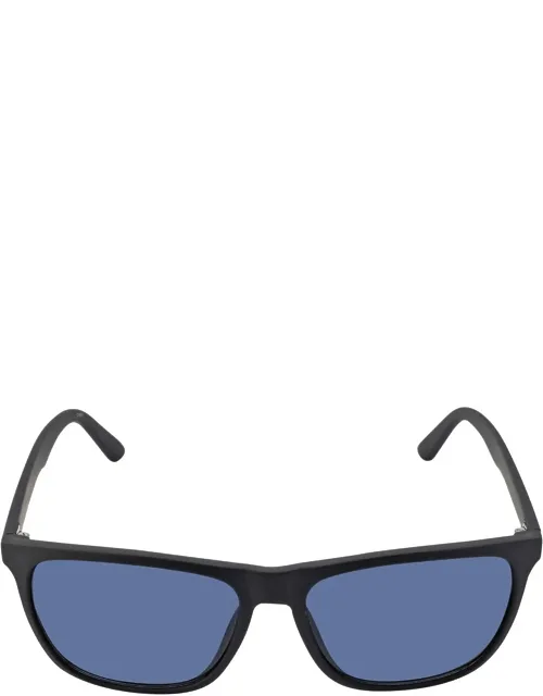 Calvin Klein Blue Rectangular Sunglasses Ck20520s 57 Mm Lens Width, 100% Uv Protection