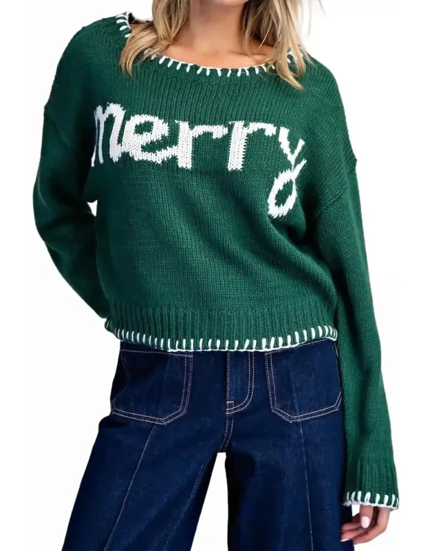 Holiday Merry Sweater
