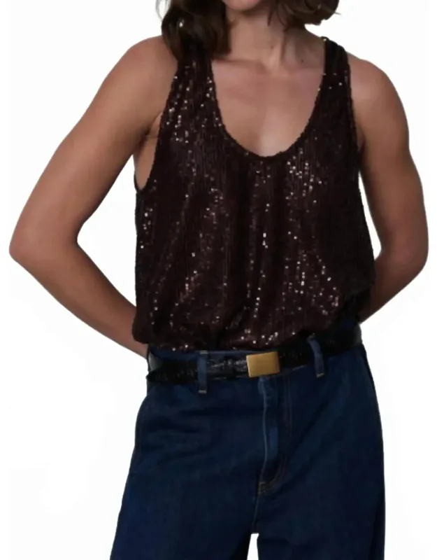 Sequin Tank Top