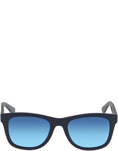 Lacoste Blue Square Sunglasses L789s With 100% Uv Protection And Full-rim Design