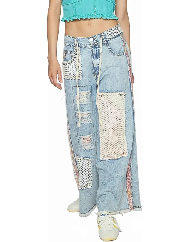 Stud Detail Woven Pants
