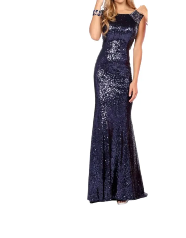 Envious Couture Prom Dress - Sleek Bodycon With Sequins