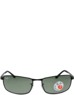 Polarized Green Classic G-15 Rectangular Sunglasses