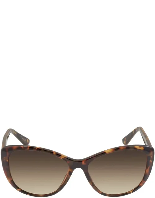 Brown Gradient Cat Eye Sunglasses
