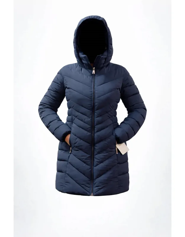 Quilted Hooded Puffer Coat