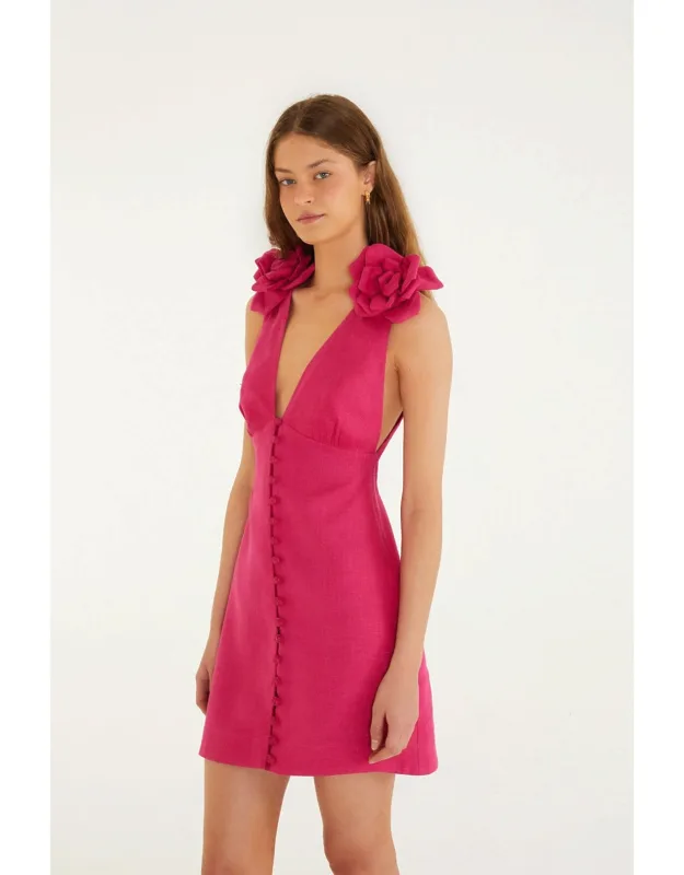 Sleeveless Euroflax Premium Linen Mini Dress