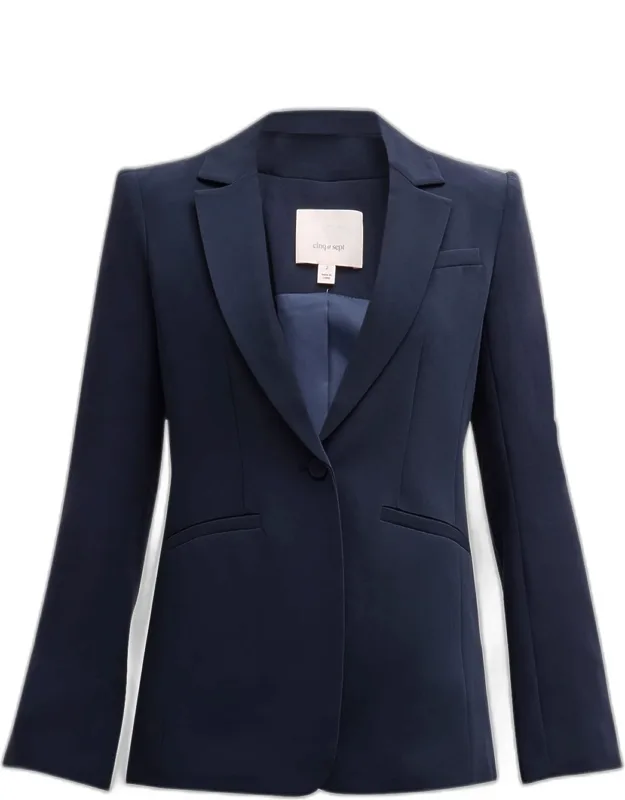 Tailored Crepe Blazer