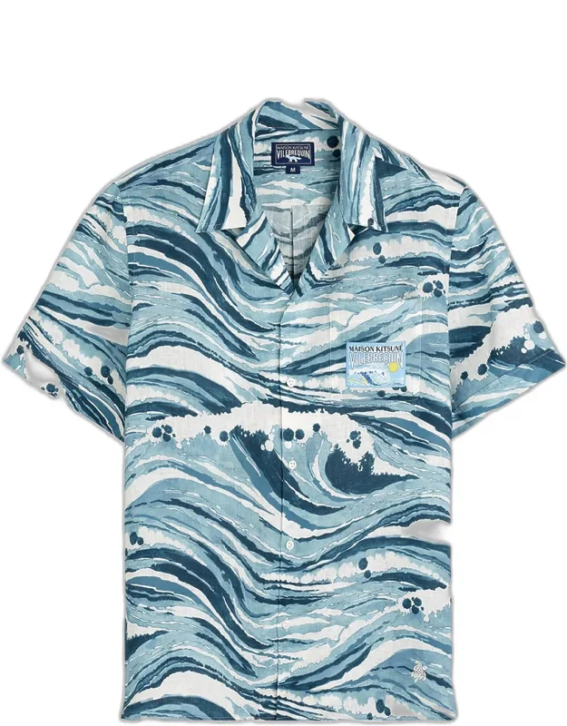 Wave Linen Shirt