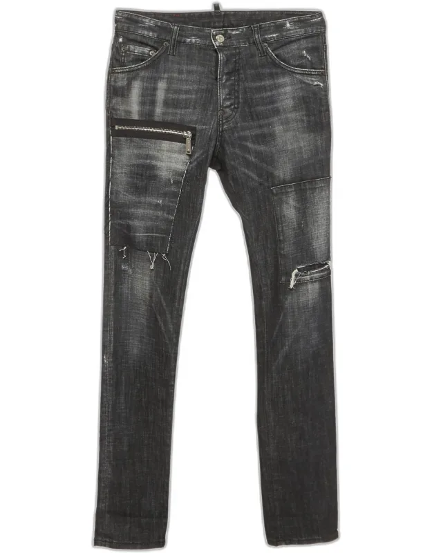 Distressed Slim Fit Jeans