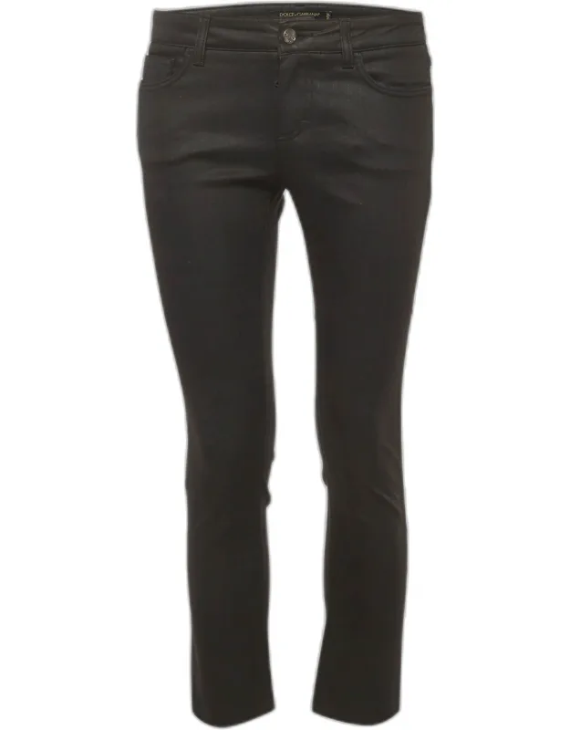 Black Denim Straight Fit Jeans