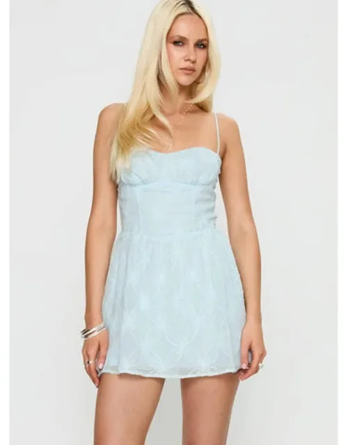 Mckilah Mini Dress With Pleated Bust And V-waist Shape