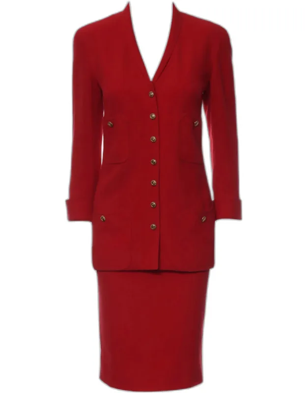 Vintage Blazer And Skirt Set