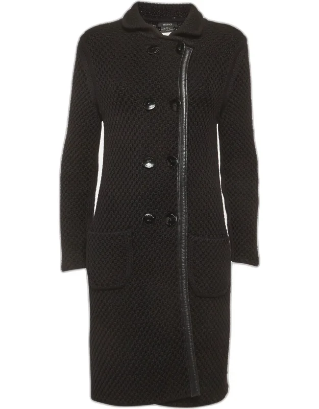 Knit Double Breasted Coat