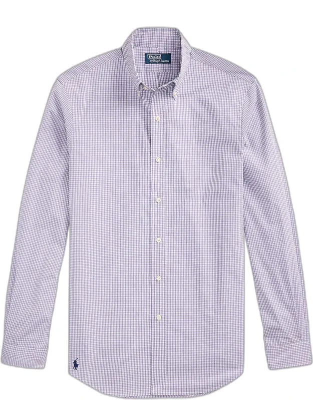 Classic-fit Check Poplin Sport Shirt