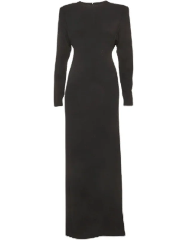 Crepe Evening Column Dress