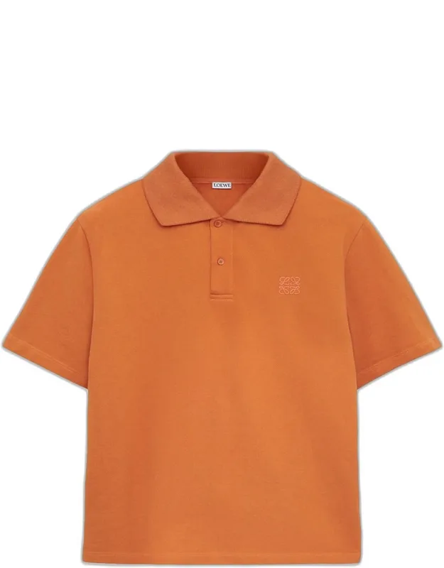 Tonal Anagram Pique Polo Shirt