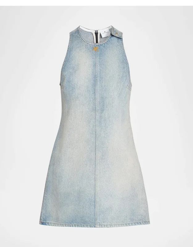Heritage Denim A-line Mini Dress
