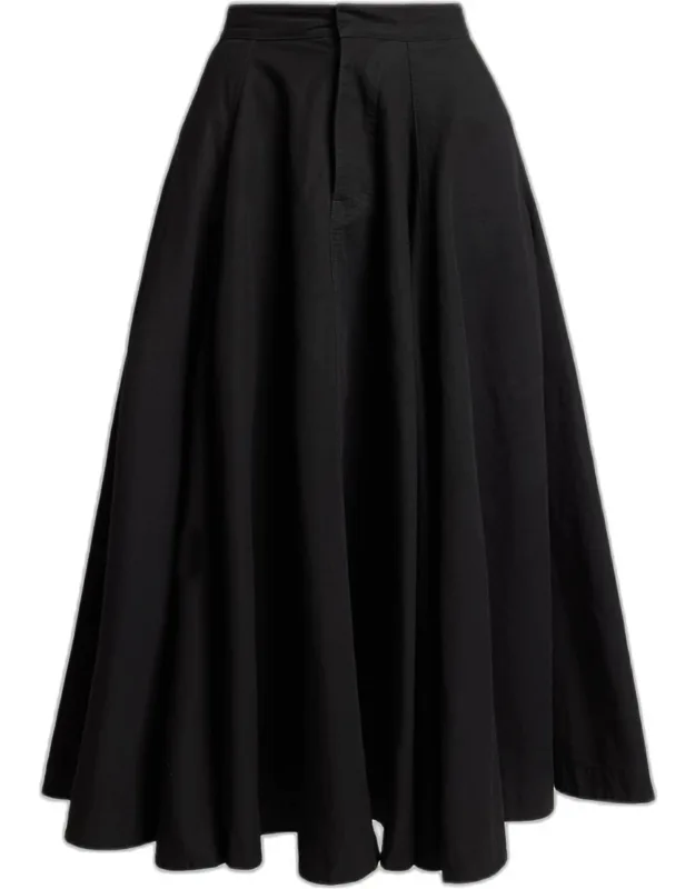 Godet Maxi Skirt