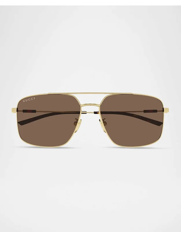 Metal Rectangle Sunglasses