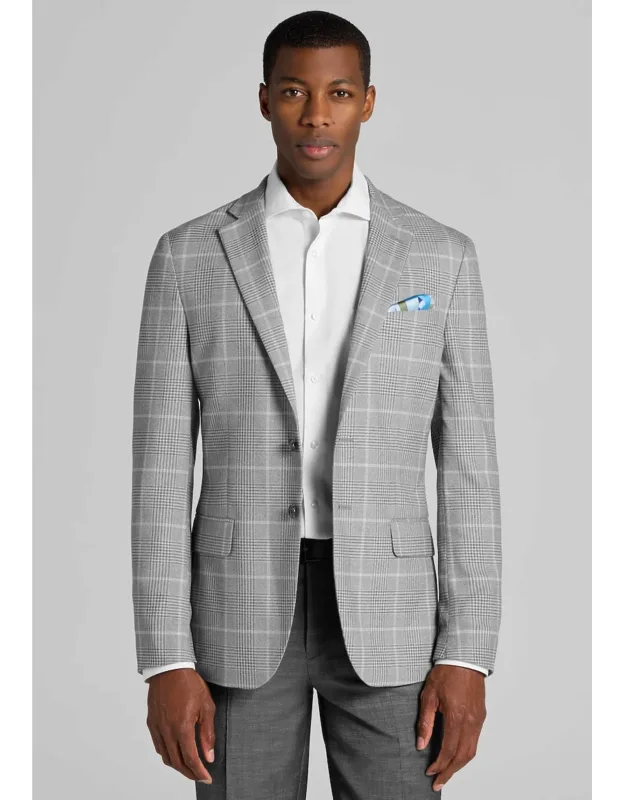 1905 Collection Slim Fit Plaid Sportcoats
