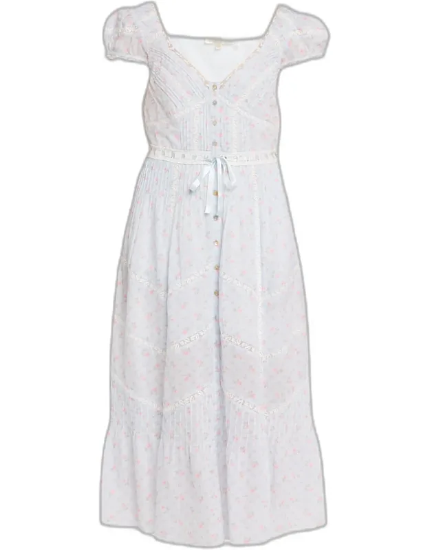 Aurela Floral Cotton Maxi Dress