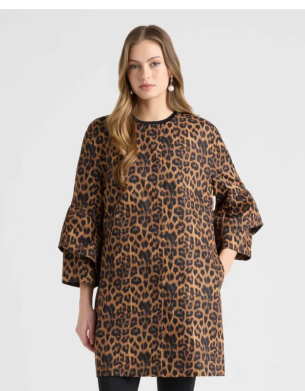 Frill Sleeve Coat