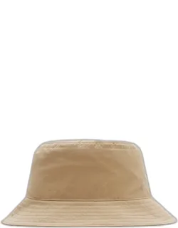 Reversible Check-print Bucket Hat