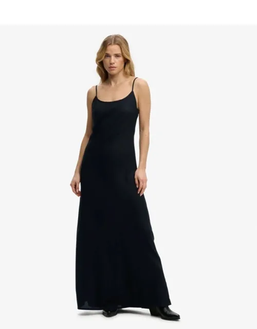 Bias Cut Maxi Slip Dress