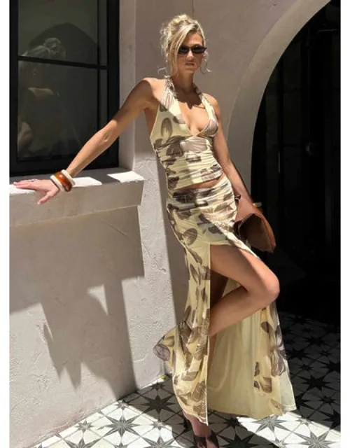 Roselin Mesh Maxi Skirt