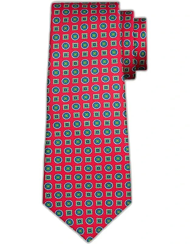 Medallion Silk 7-fold Tie