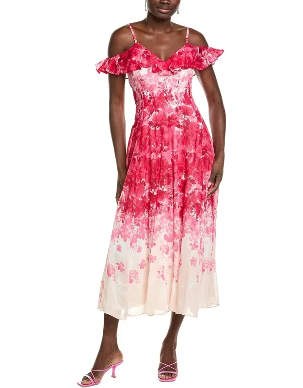 Crinkle Voile Sleeveless Midi Dress