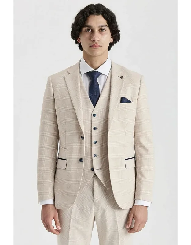 Regent Blazer Checked Classic Plaid Tailored Fit Jacket
