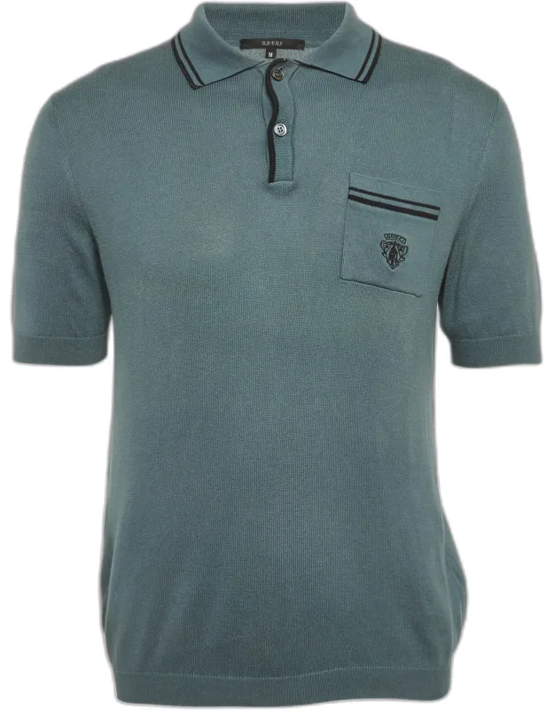Cotton Knit Polo T-shirt