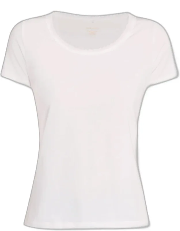 Ahava Cotton-blend Scoopneck T-shirt