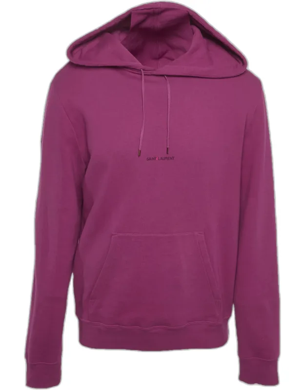 Logo Print Cotton Hoodie
