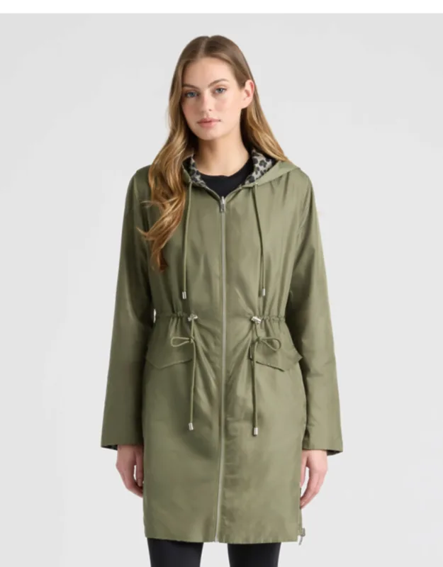 Reversible Coat With Adjustable Waist