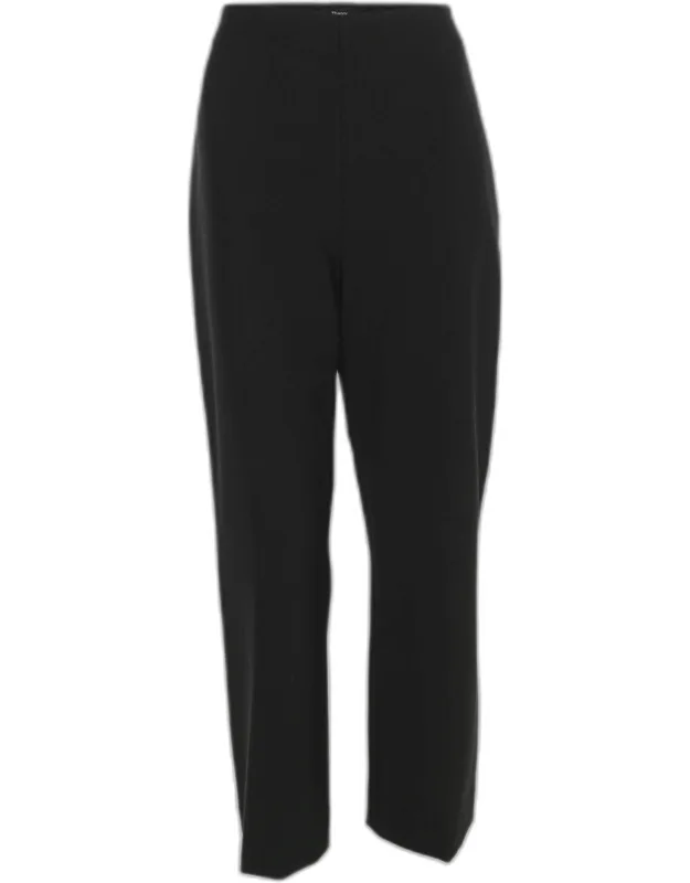 Wool Blend Wide Leg Capri Pants